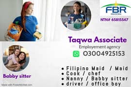 Filipino Maid / House Maid/ COOK/house chef / babby, sitter available