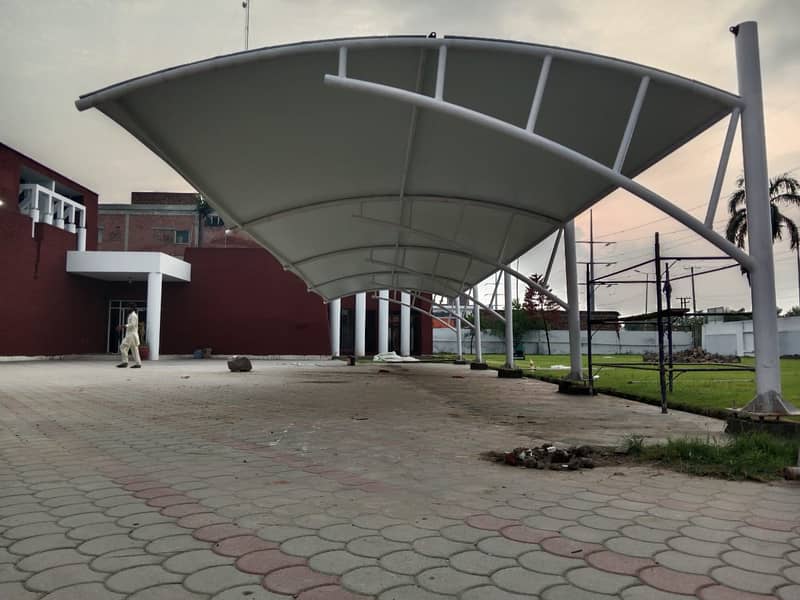 car parking shades/PVC Tensile Fiber/Tensile Shade/Canopies in lahore 11