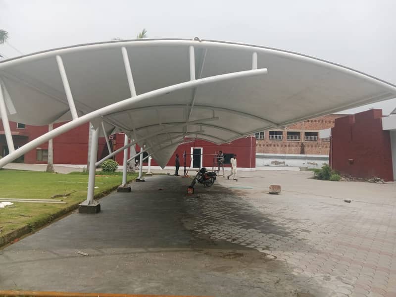 car parking shades/PVC Tensile Fiber/Tensile Shade/Canopies in lahore 12