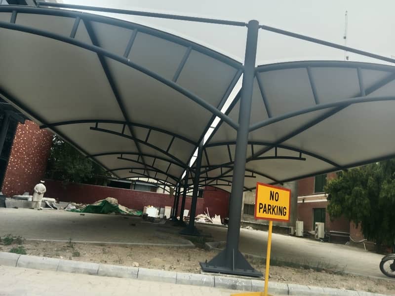 car parking shades/PVC Tensile Fiber/Tensile Shade/Canopies in lahore 15