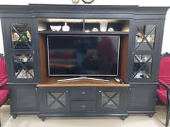 Tv cabinet  50" TV size ,  Mint Condition,  Habitt Furniture Brand.