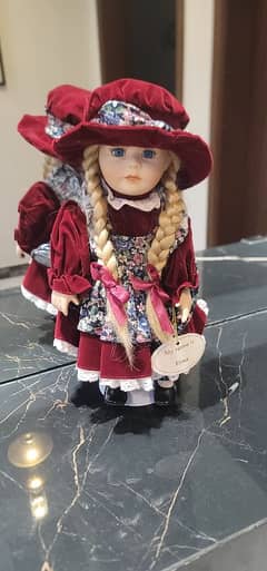 branded porcelain decorative doll