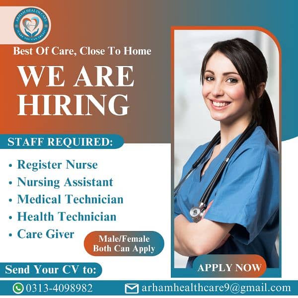 We provide the Nursing Care at your doorstep. 1