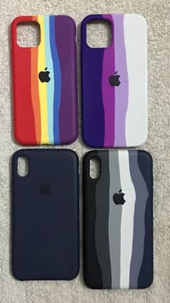 4 Silicon Covers For Different iPhones