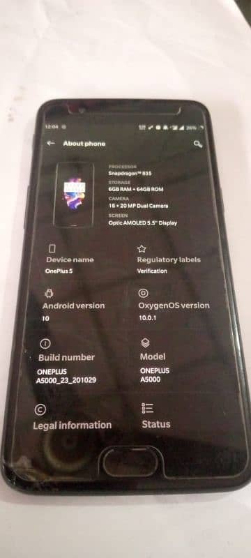 OnePlus 5 6gb/64gb 1