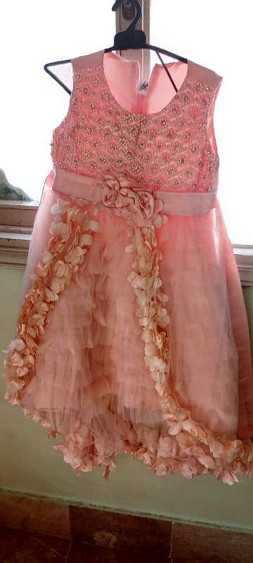 wedding wear tail frock for sell 2