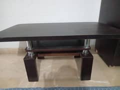 center wooden table