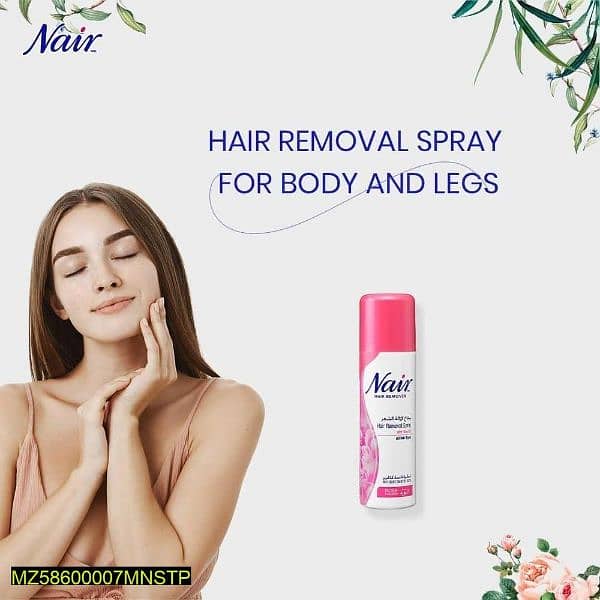 Hair removal spray 1