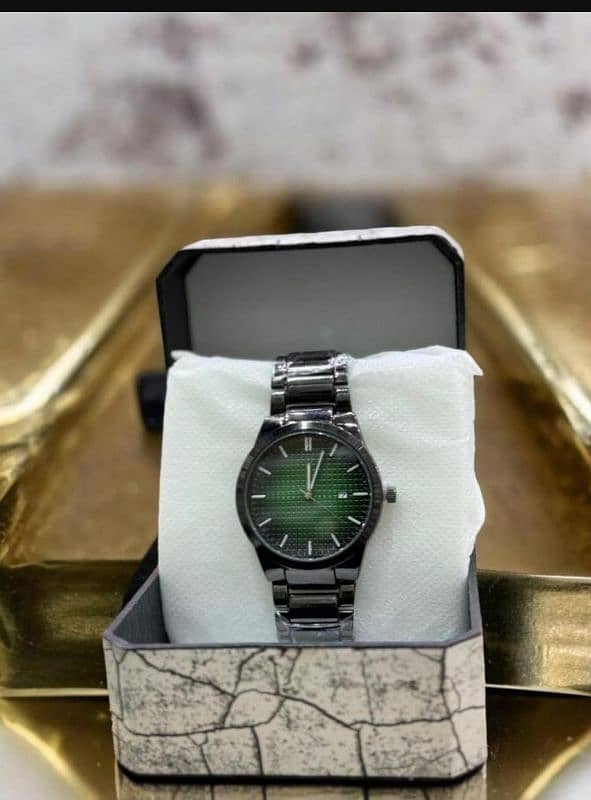 Men's stainless steel Green Viper Watch 0