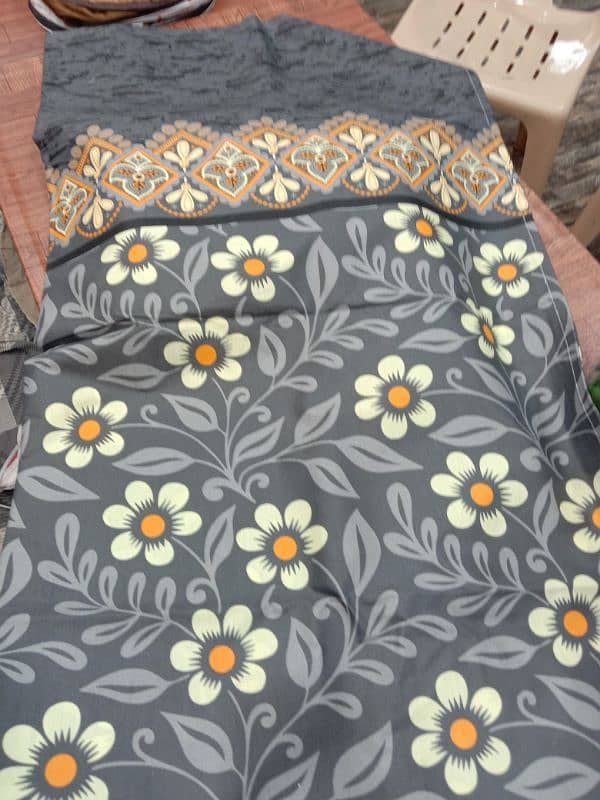 double bed sheet. fabric cotton 1