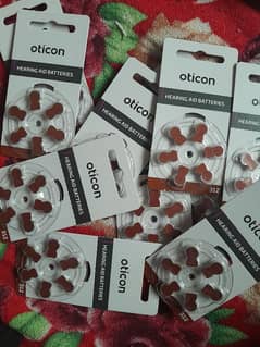 Oticon Hearing aid batteries 312 brown