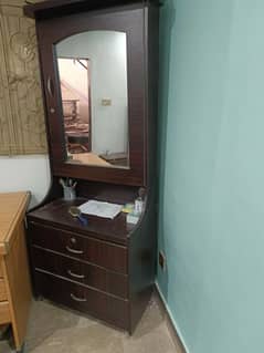 bed, dressing table, single sofa for sale