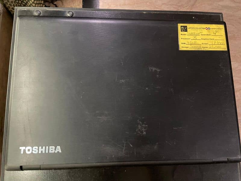 Laptop i5 4th gen Toshiba Slim 3