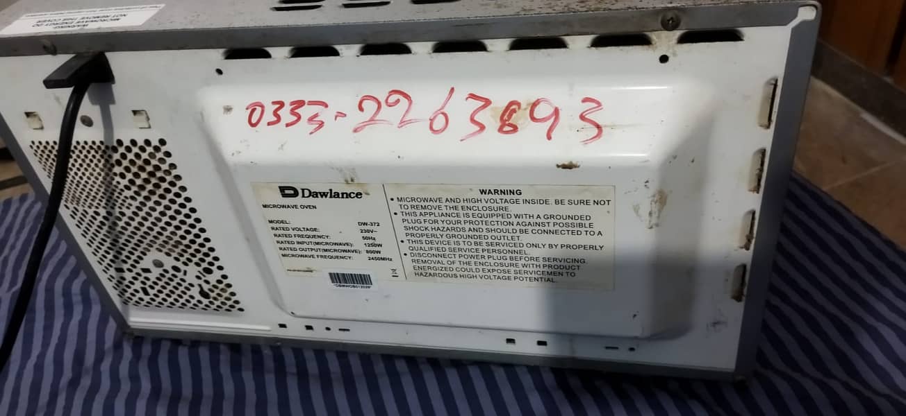 Dawlance MicroWaveOven DW-372 2