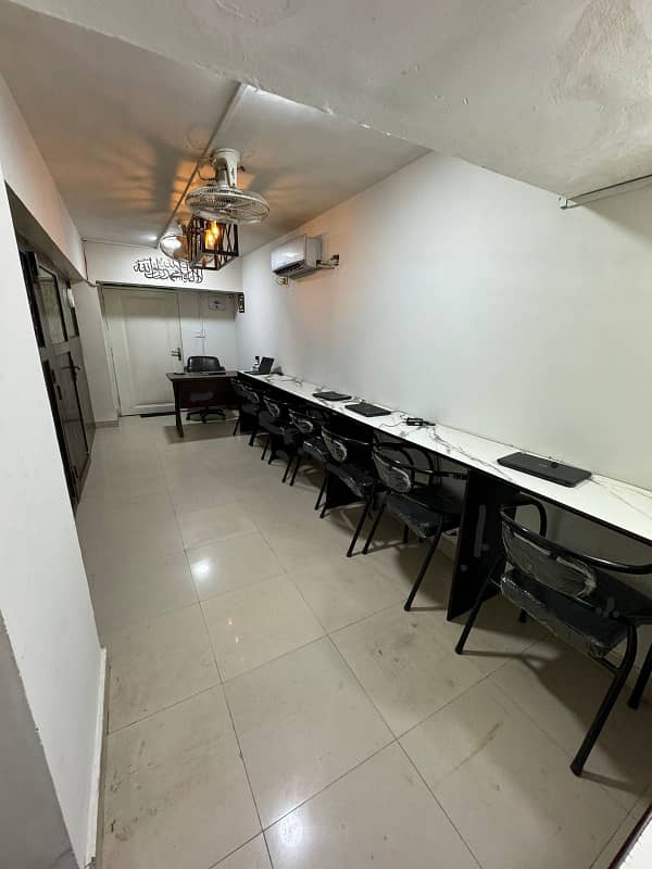 FURNISHED OFFICE FOR RENT IN GULISTAN-E-JAUHAR BLOCK 14. 5