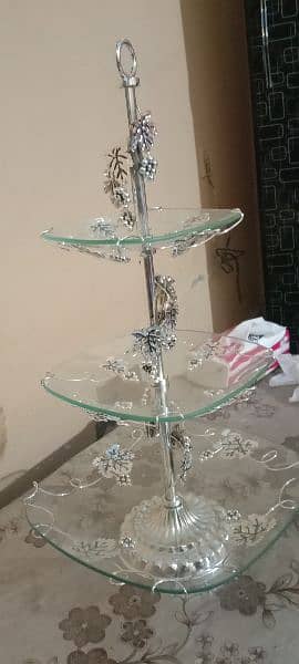 plastic table and and dessert stand for sale 5