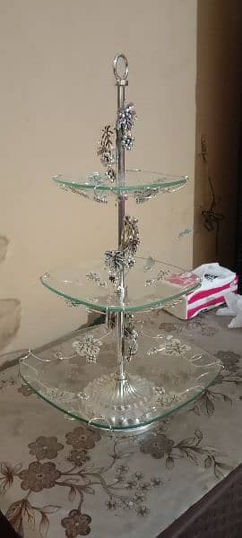 plastic table and and dessert stand for sale 7