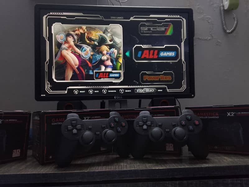 GAME STICK X2PLUS: 64 GB MEMORY 37,000+Heavy games 45 EMULATOR'S 0