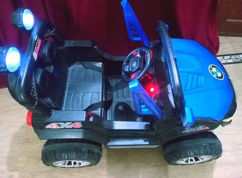 Large size Kids Jeep car for two kids wt remotecontrol 10/10 condition 5