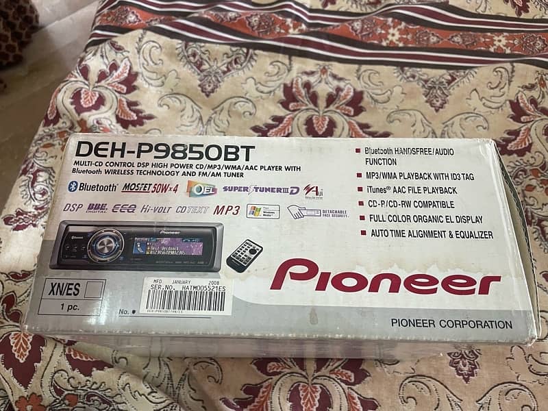 Pioneer DEH P9850BT Headunit single din car player 5