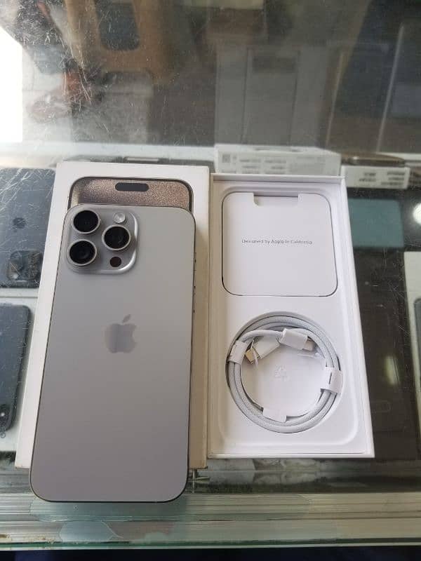 Iphone 15 pro max 256gb pta approved 0