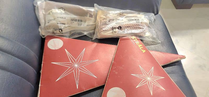 Ikea Hanging star lamps 2pc 3