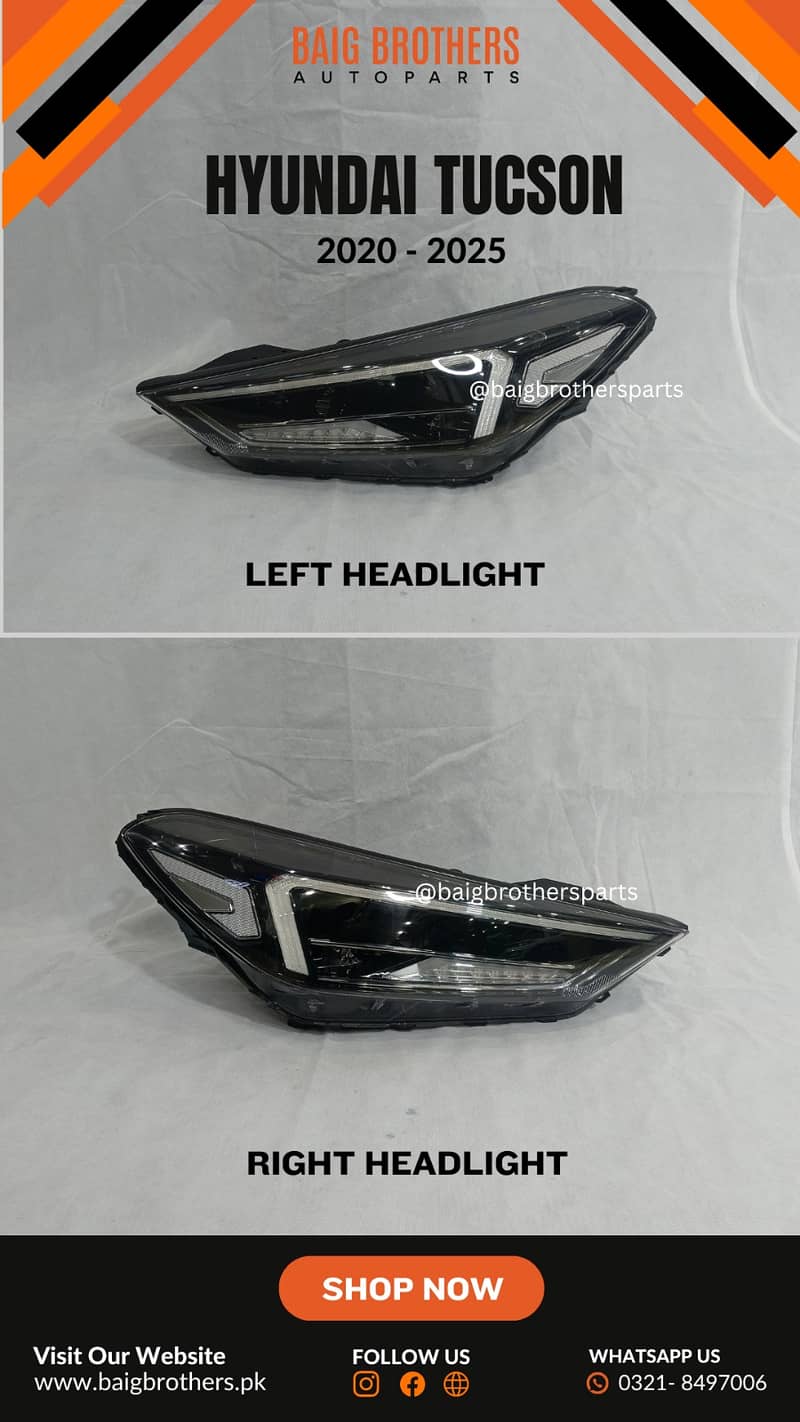 Hyundai Elantra Tucson Kia Stonic Mg 4 Headlight Bonnet Door Lower Ac 1