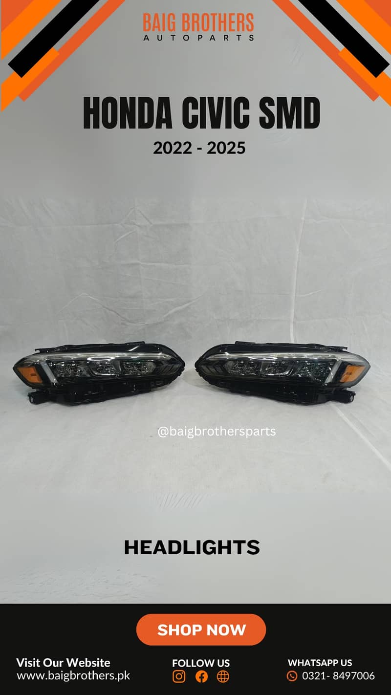 Hyundai Elantra Tucson Kia Stonic Mg 4 Headlight Bonnet Door Lower Ac 14