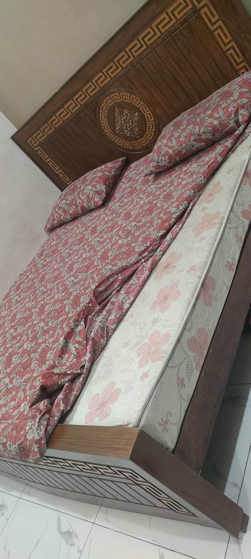 bed with mattress 2