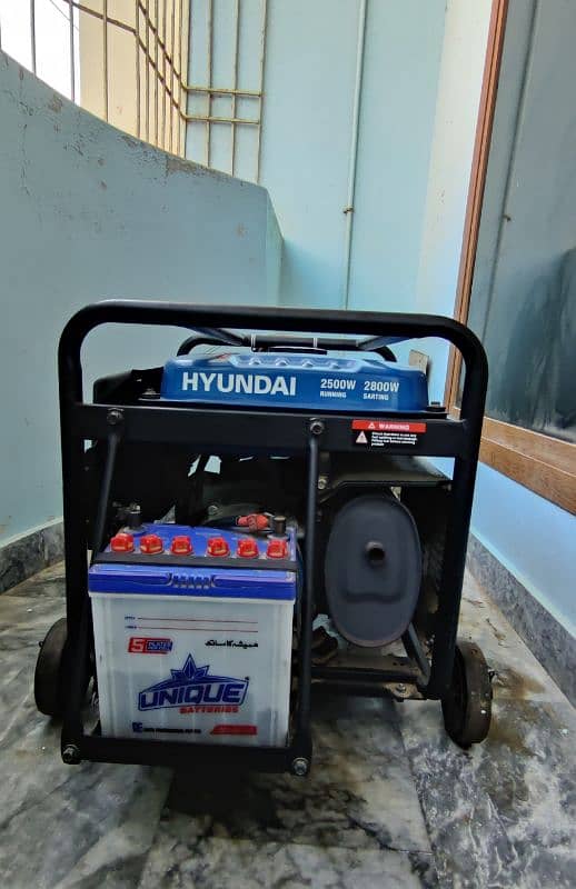 Generator 3kva Hyundai with warranty 4