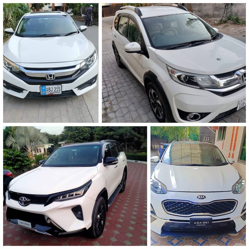 Wide Range of Cars for Rent | Prado,Sportage,Civic,Hiroof,Audi,V8 4