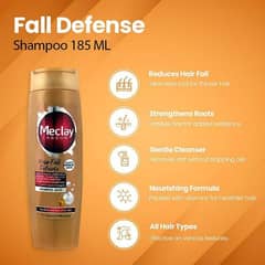 Mecklay London hair fall defense shampoo 185ml