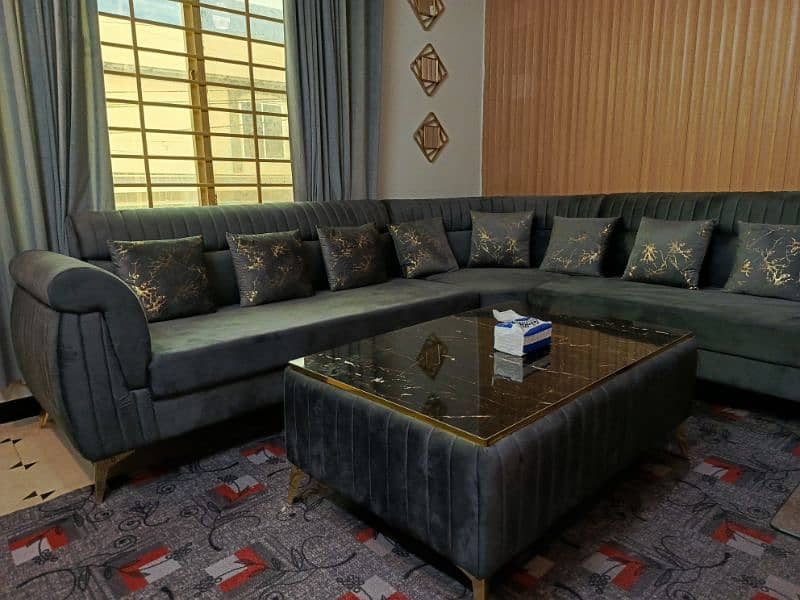 Sofa set with table 2