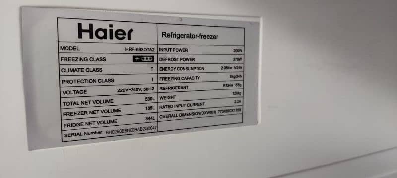 Haier Refrigerator like new 2