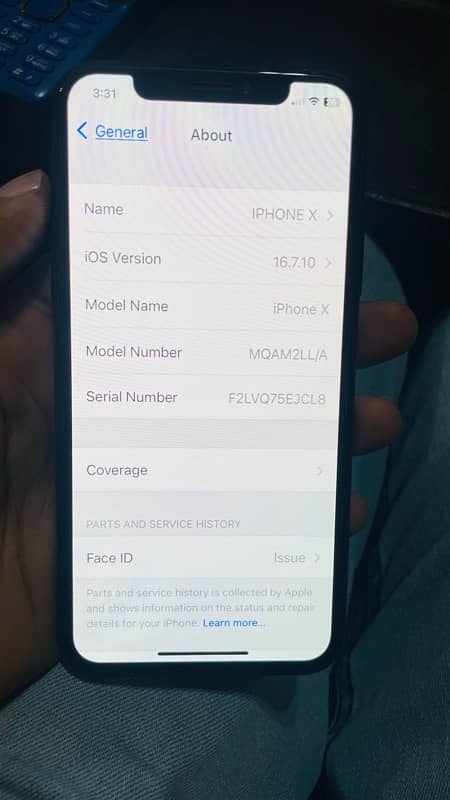 iphone x pta approved 256 gb 8