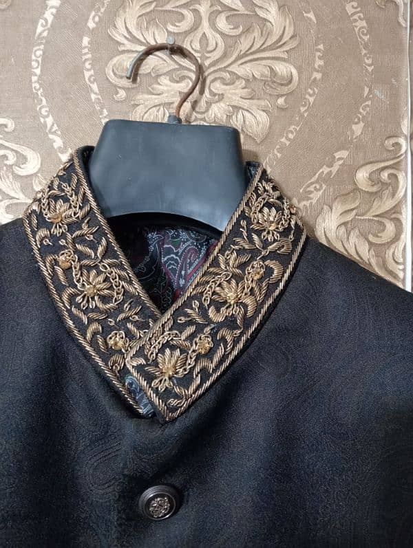 Sherwani Black premium 1