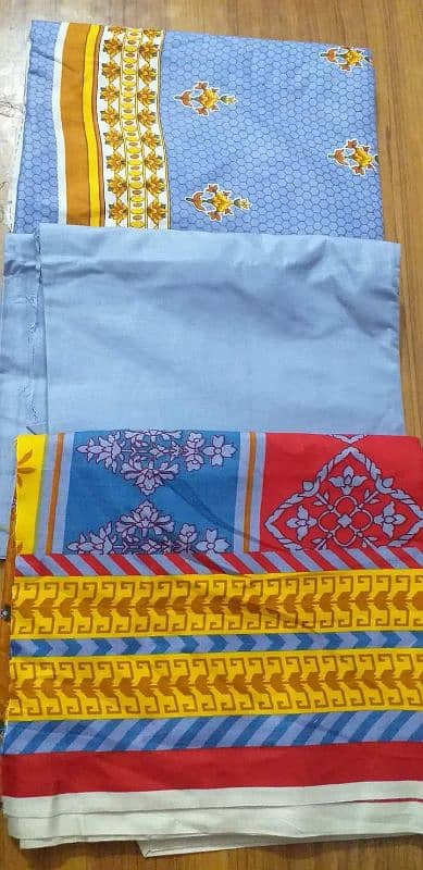 3 pcs linen unstitched suits 0