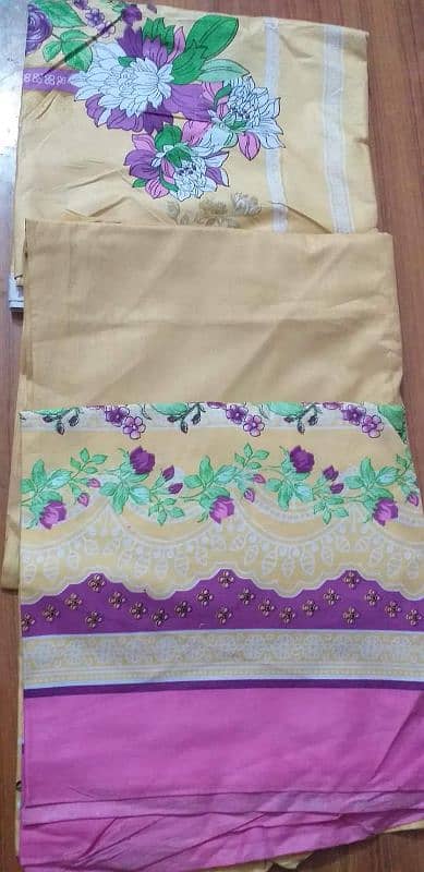 3 pcs linen unstitched suits 3