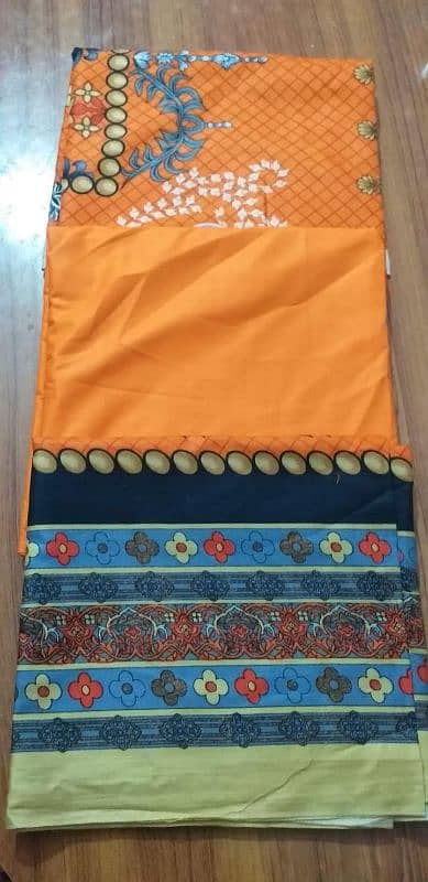 3 pcs linen unstitched suits 4