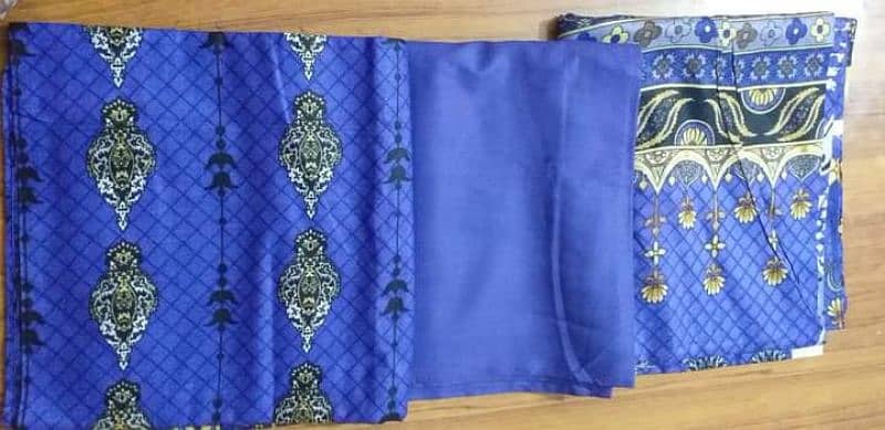 3 pcs linen unstitched suits 7