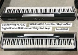 Casio Privia Px-320 Digital Piano 88 Hammer Weighted keys keyboard