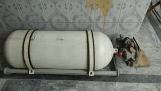 CNG cylinder pulled from alto with kit.