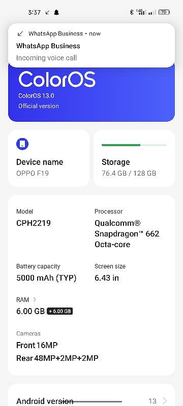 oppo F19 5