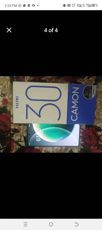 TECNO CAMON 30 RAM12+256 70wat fast charger 2