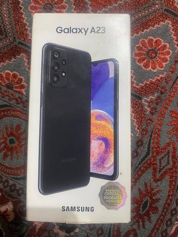 samsung  A23 6/128 box ka sath urgant sale 6