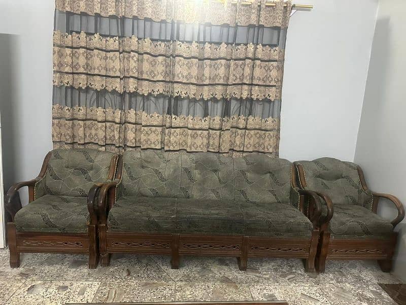 wooden sofa set 1