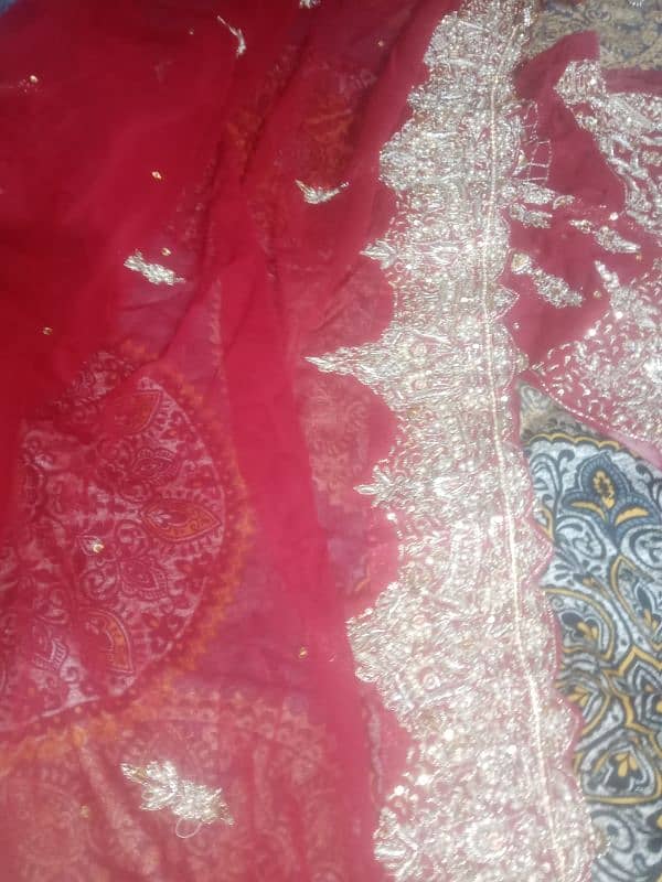 bridal lehenga for sale condition 10/10 5