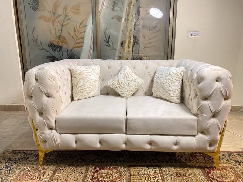 designer quilted Sofa set 6 seat 0