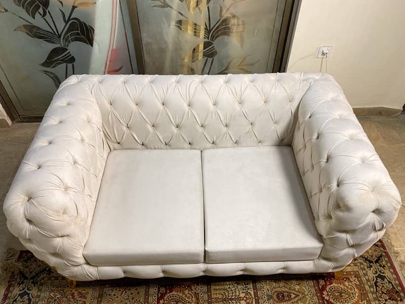 designer quilted Sofa set 6 seat 1