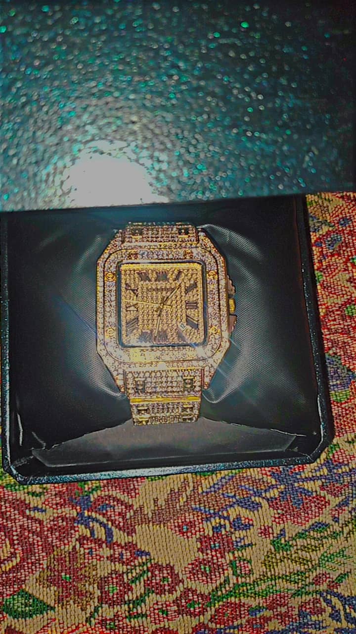 Cartier golden watch 1